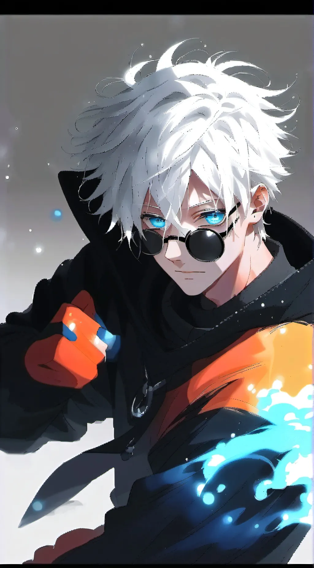 ai character: Saturo Gojo  background
