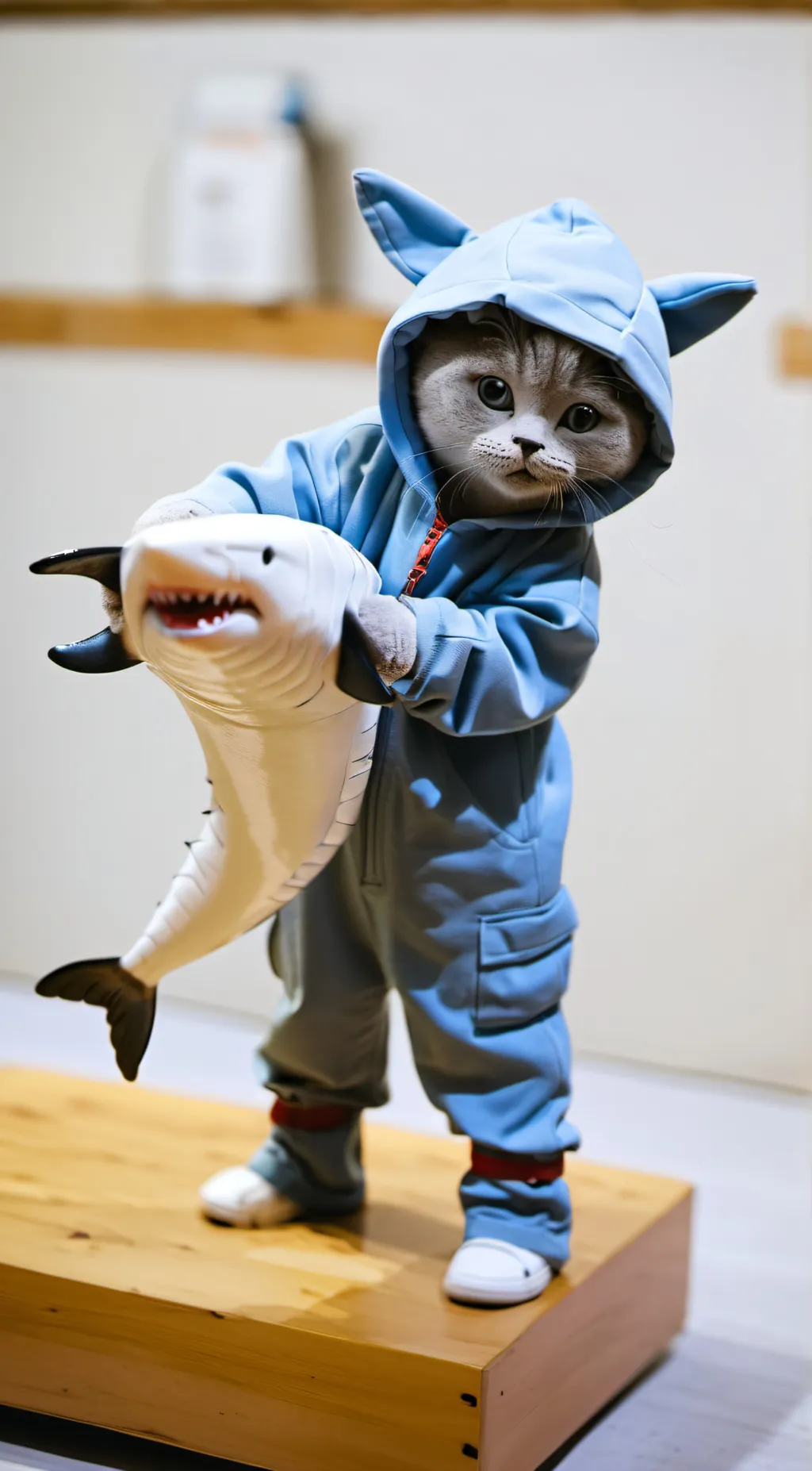 ai character: sharky background
