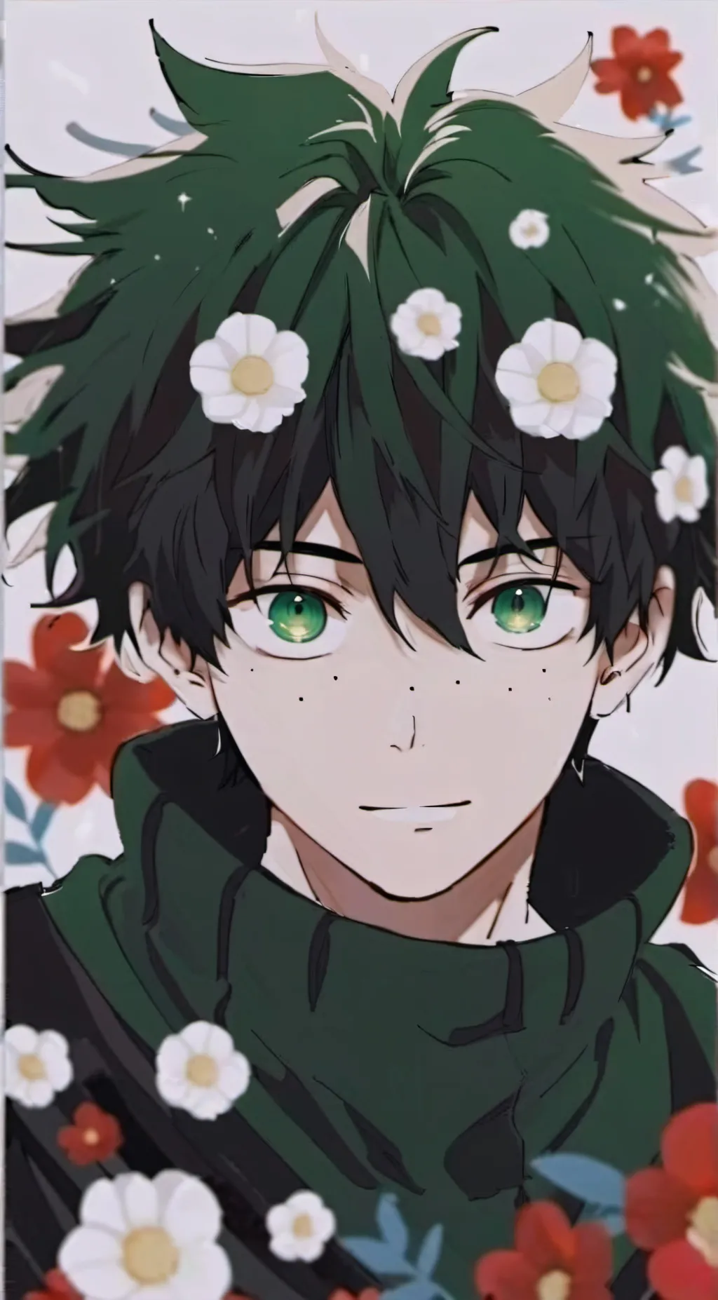 ai character: Deku background
