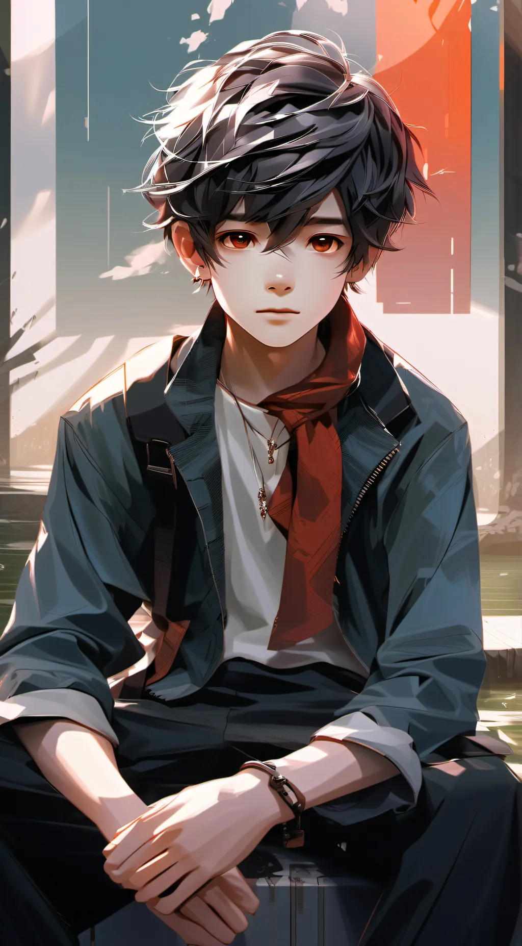 ai character: Ethan  background