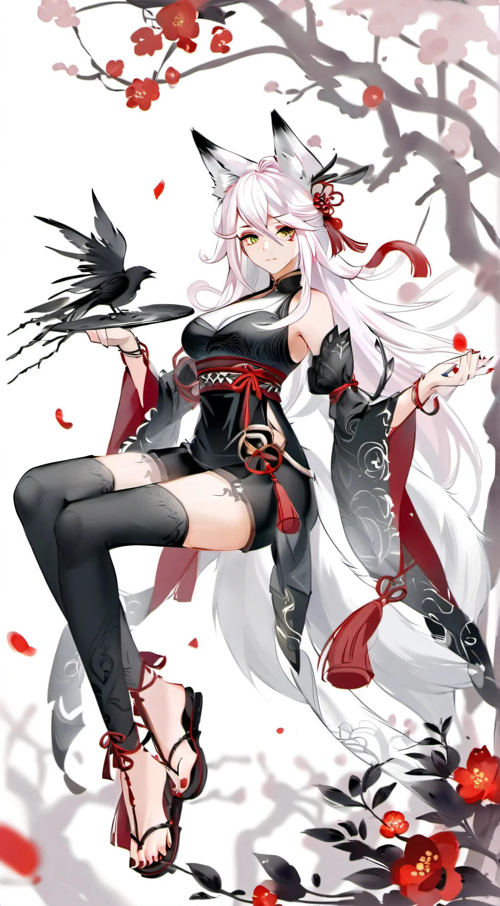 ai character: Foxy background