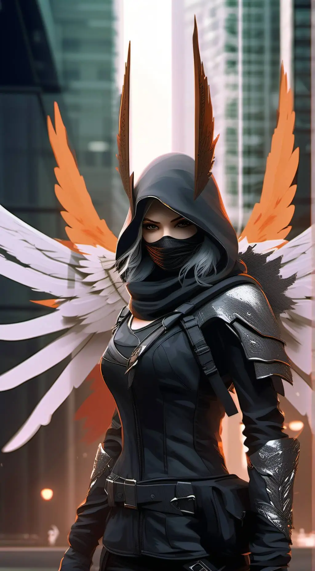 ai character: Raven background