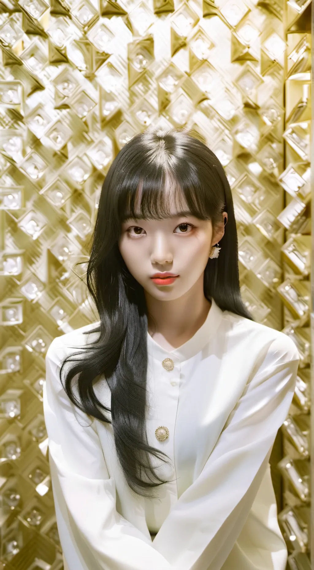 ai character: Kim chaewon background