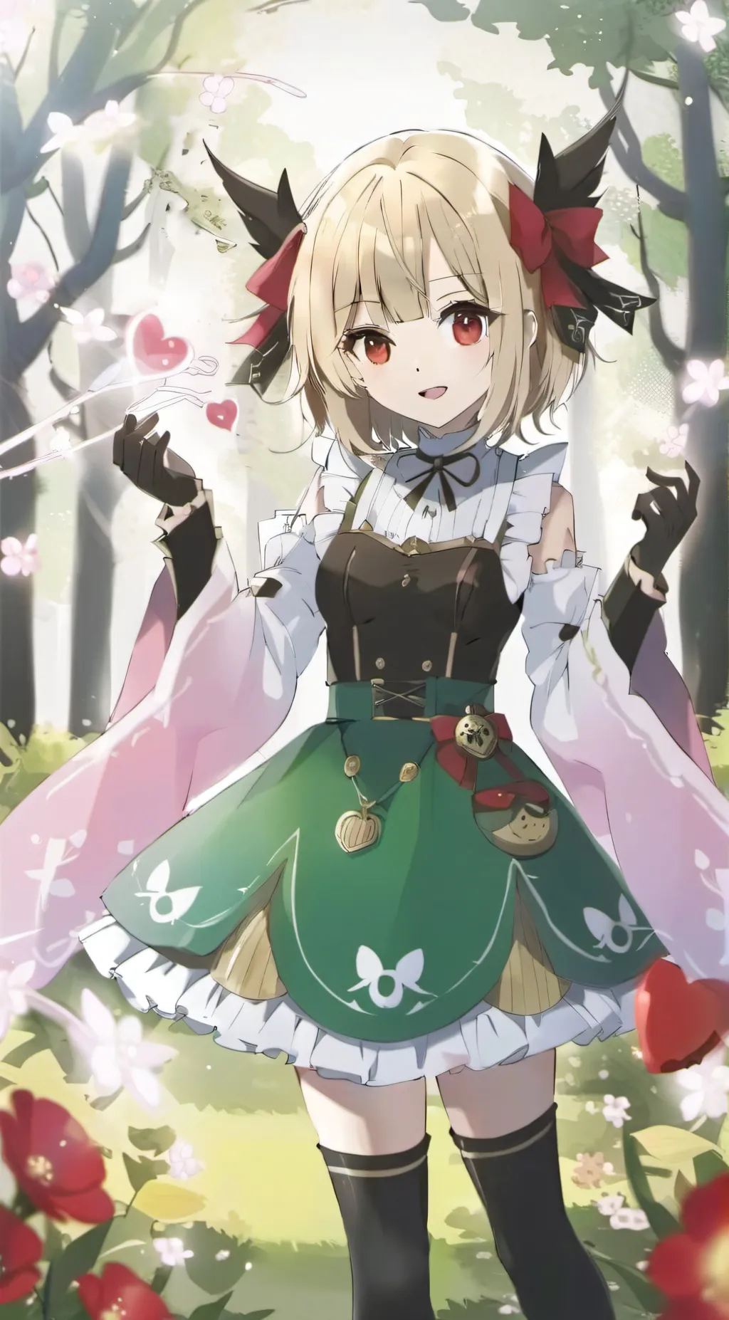 ai character: Magical Girl Base background