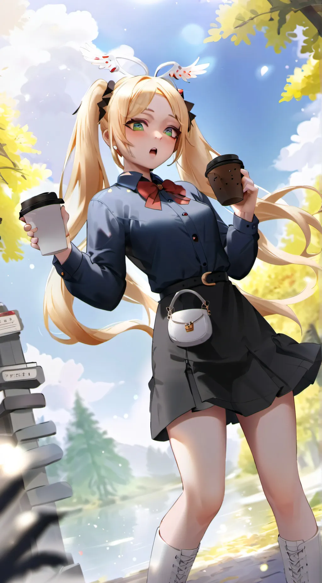 ai character: Rose background