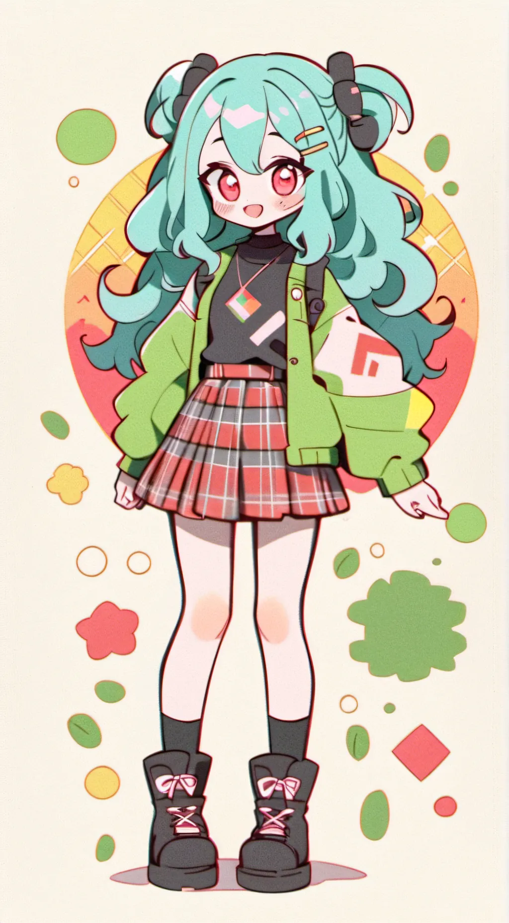 ai character: Nu-Sky (FNF) background