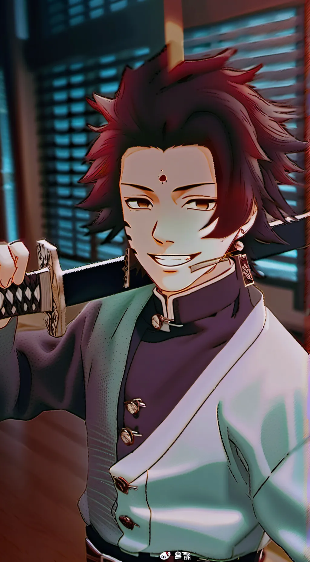 ai character: Tanjiro background