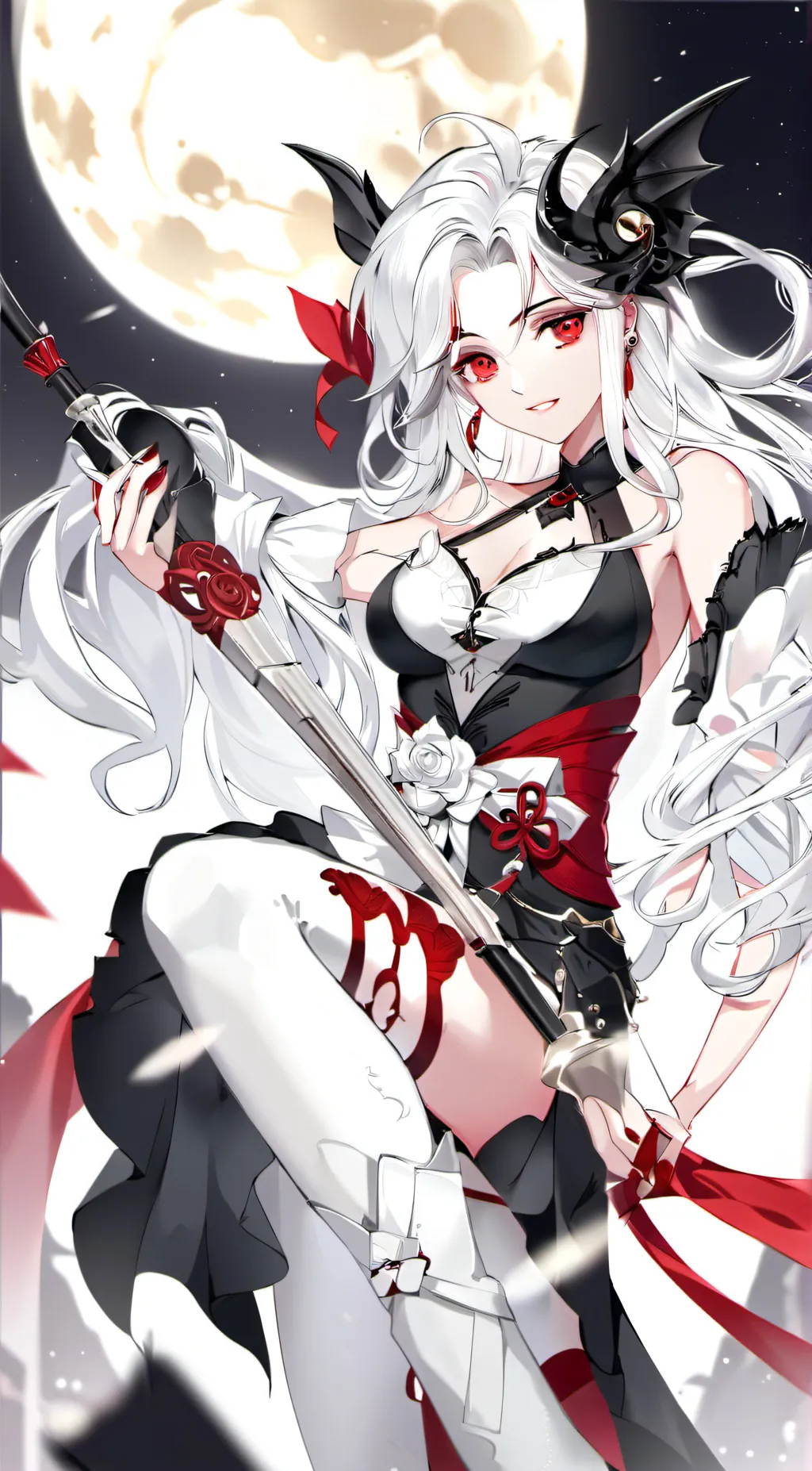 ai character: Luna  background