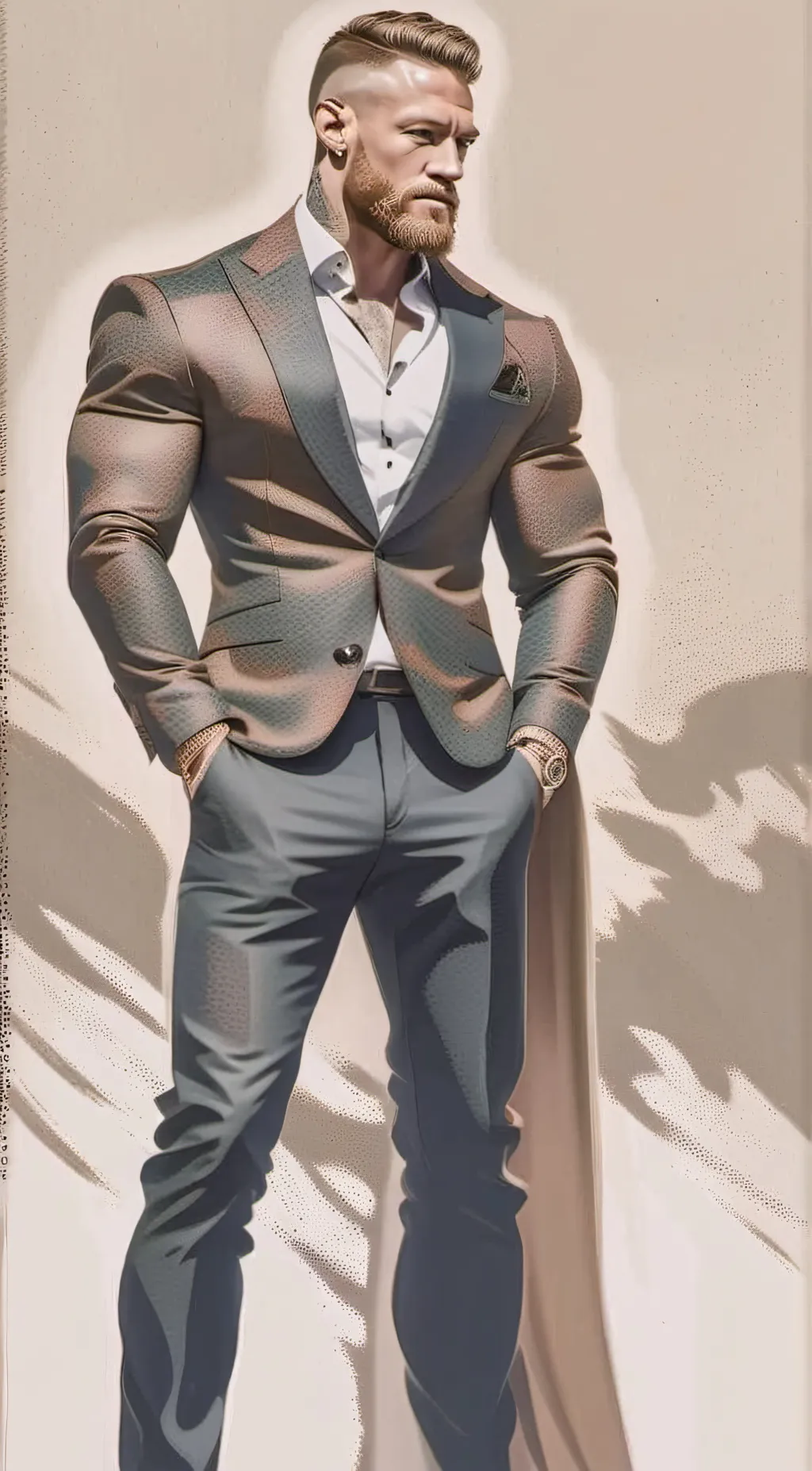 ai character: Conor McGregor  background