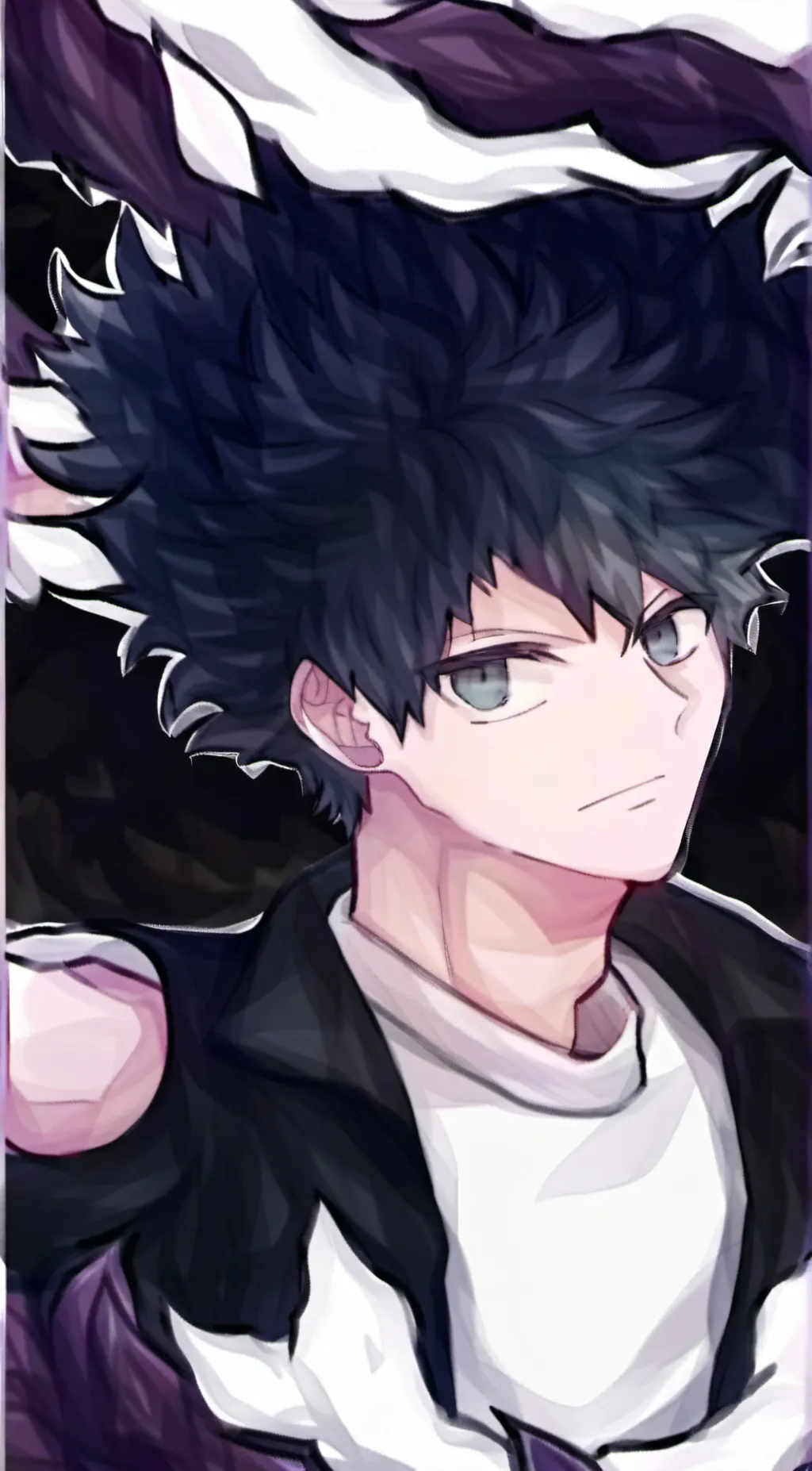 ai character: Bakugou and deku background
