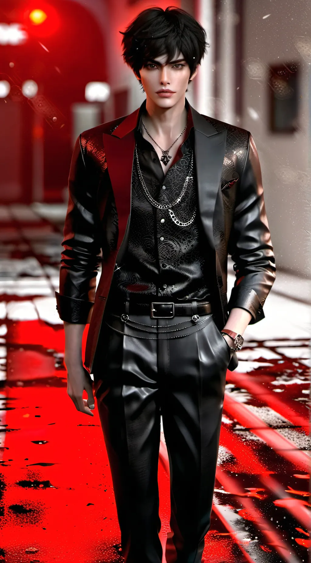ai character: Crush asher background