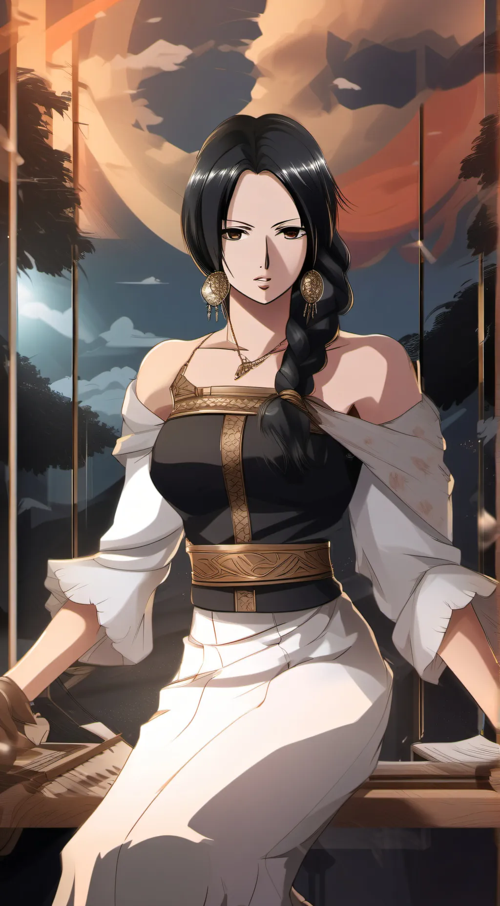ai character: Boa background
