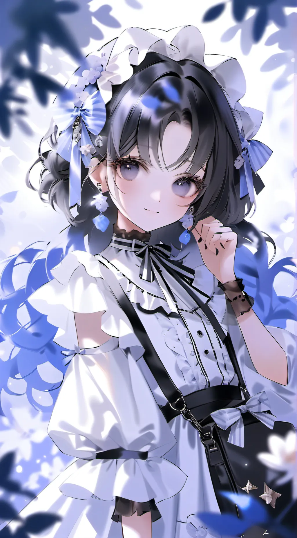 ai character: Juliet Porcelain  background