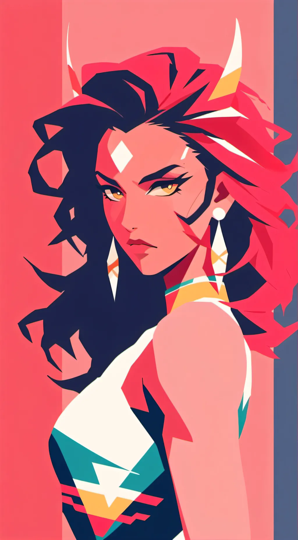 ai character: Catra :3 background