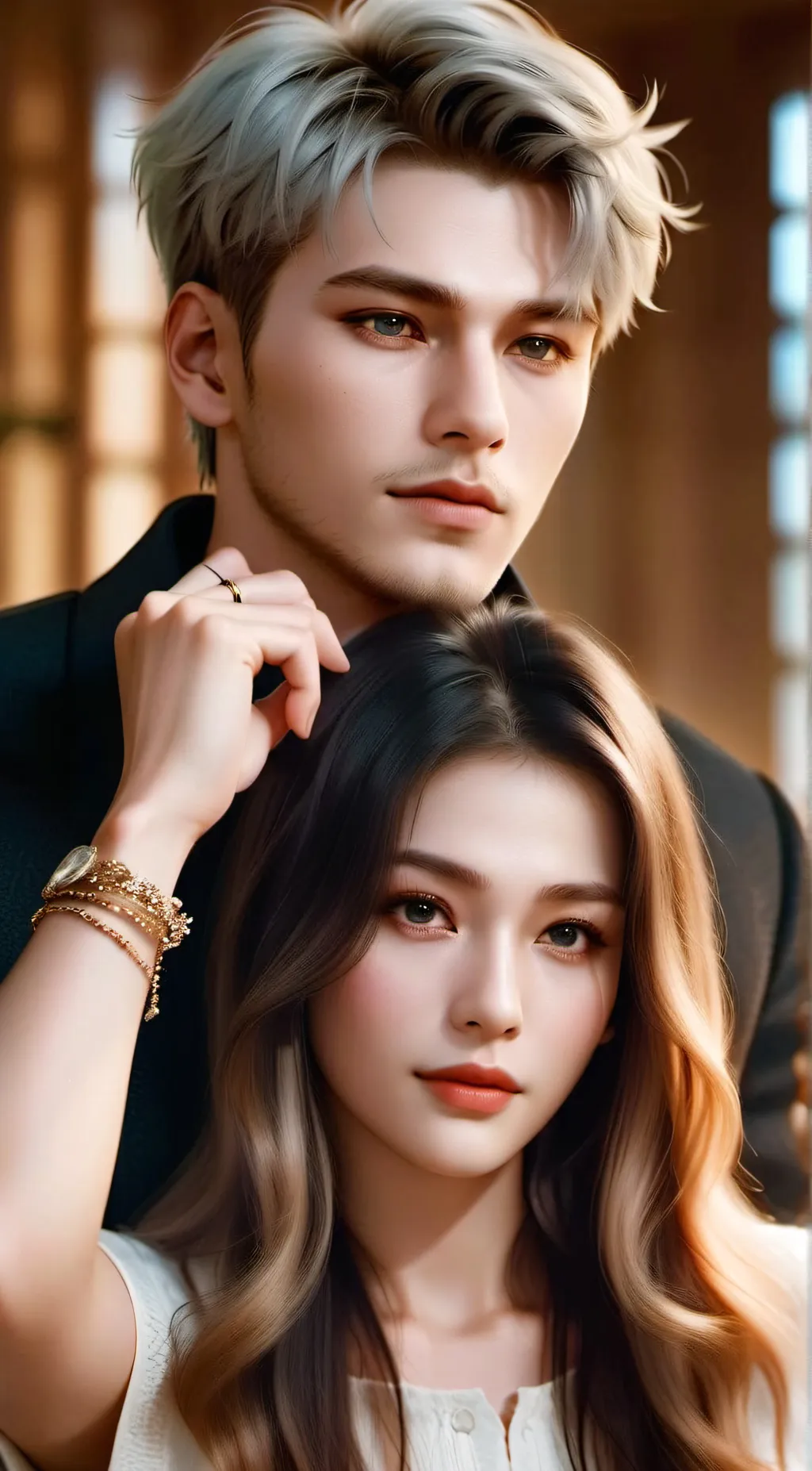 ai character: Jennie & Felix background