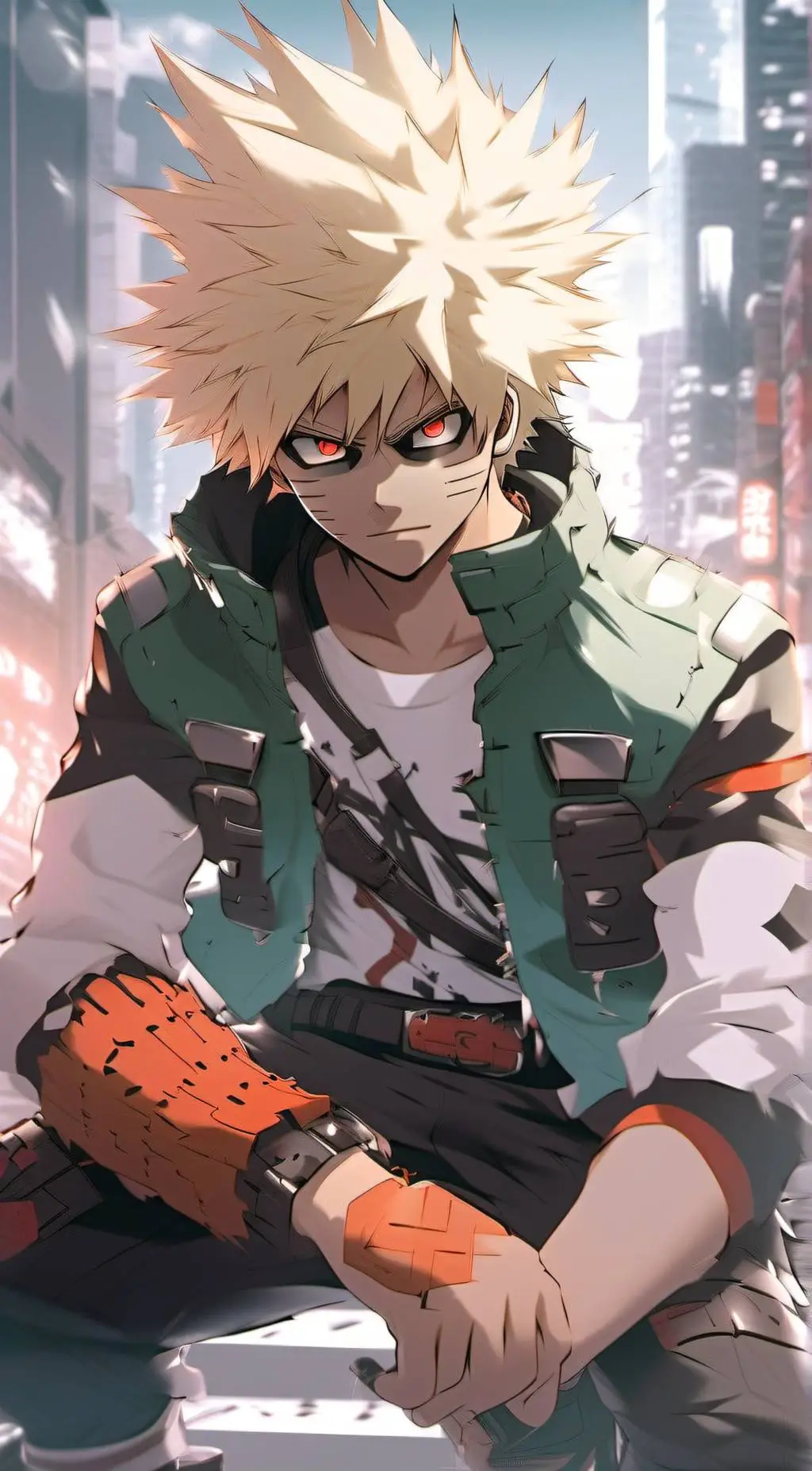 ai character: Kacchan (bakugo) background