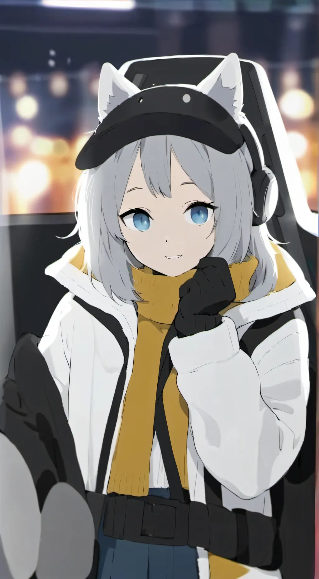 ai character: Furry girl background