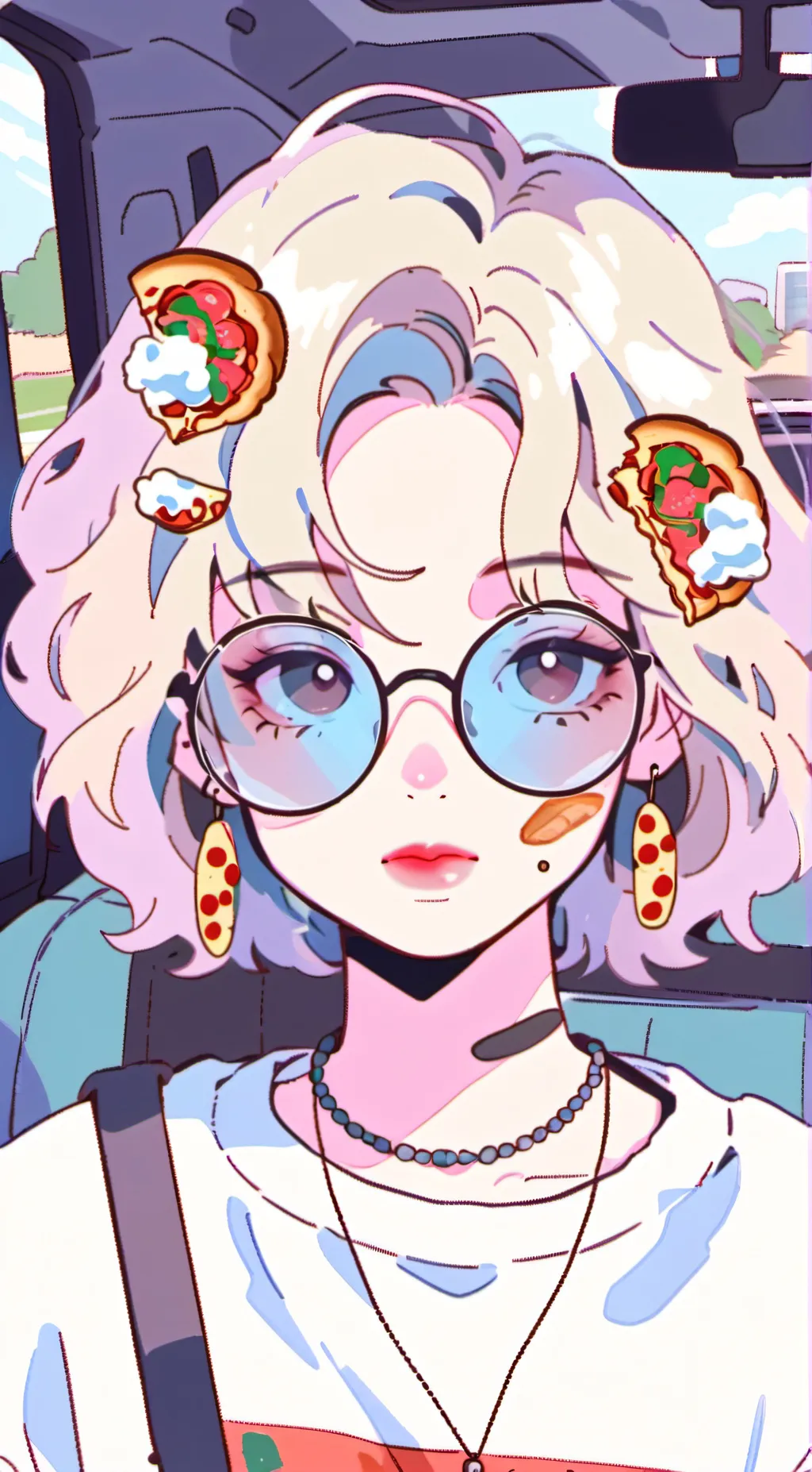 ai character: Evenly  background