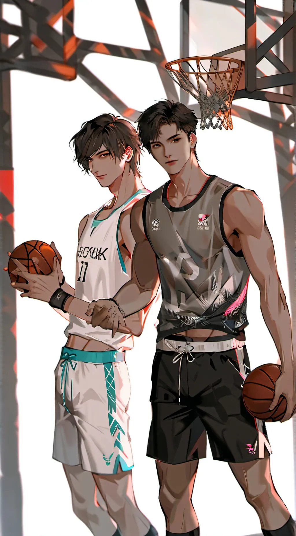 ai character: Best friends  background