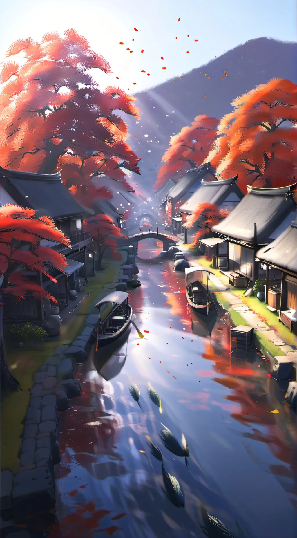 ai character: Japan RPG background