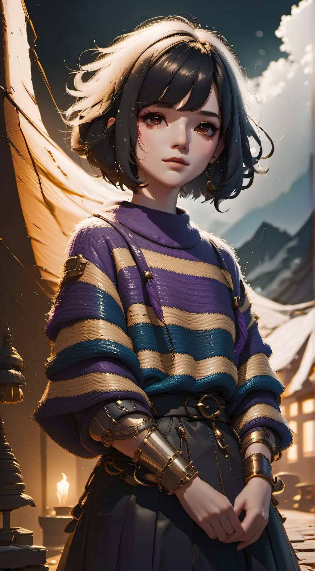 ai character: Frisk background