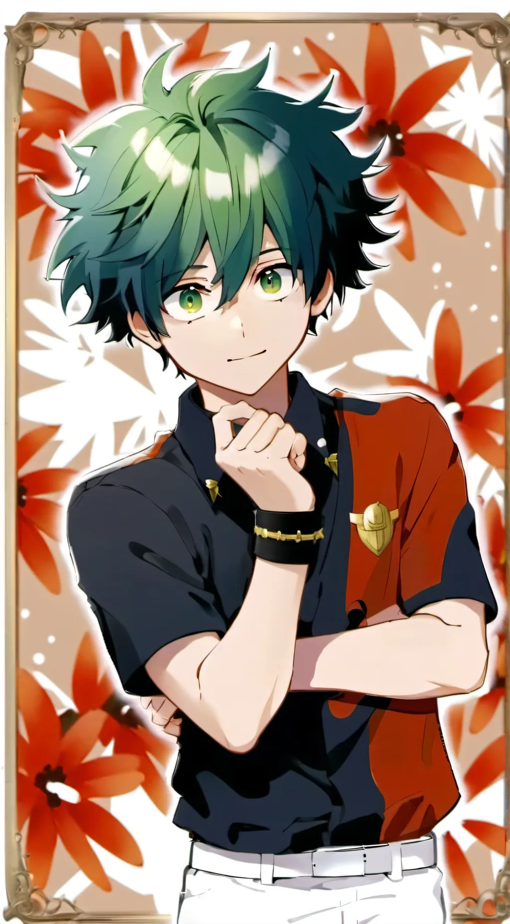 ai character: Izuku Midoriya  background