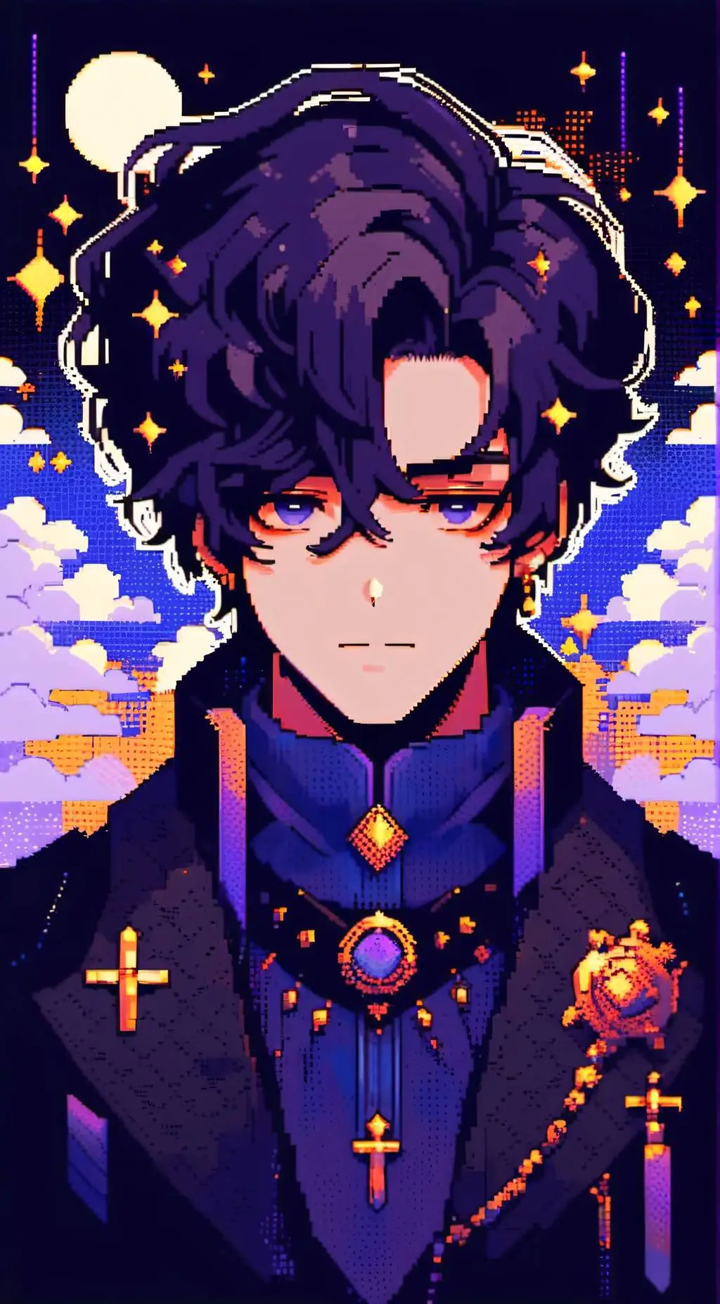ai character: Arnold  background