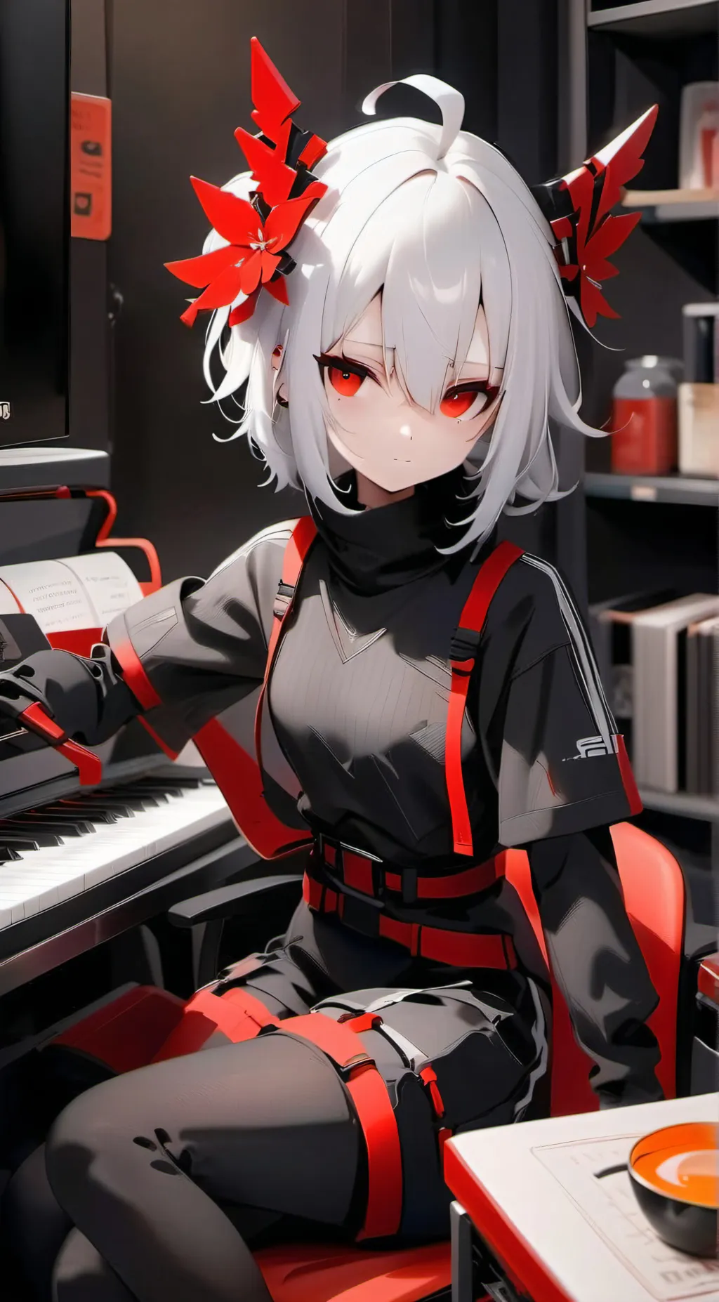 ai character: Astealla  background