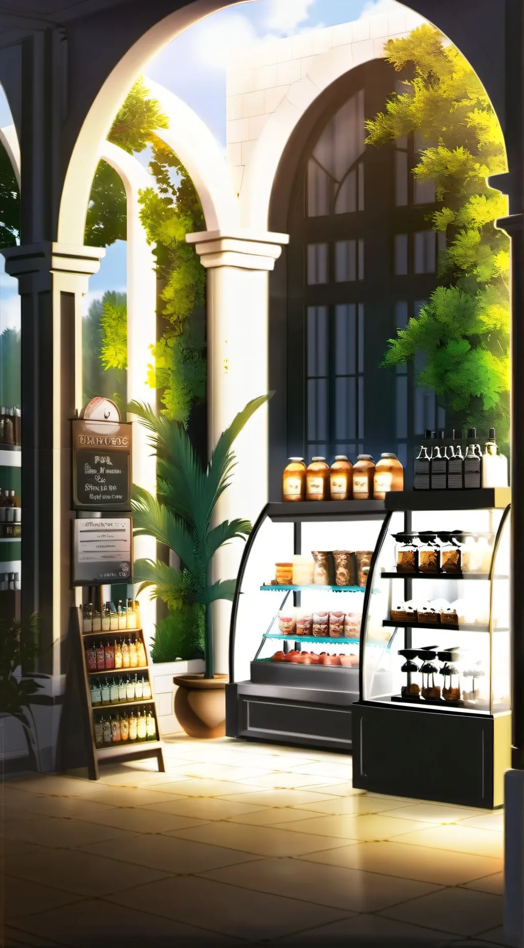 ai character: Your café background