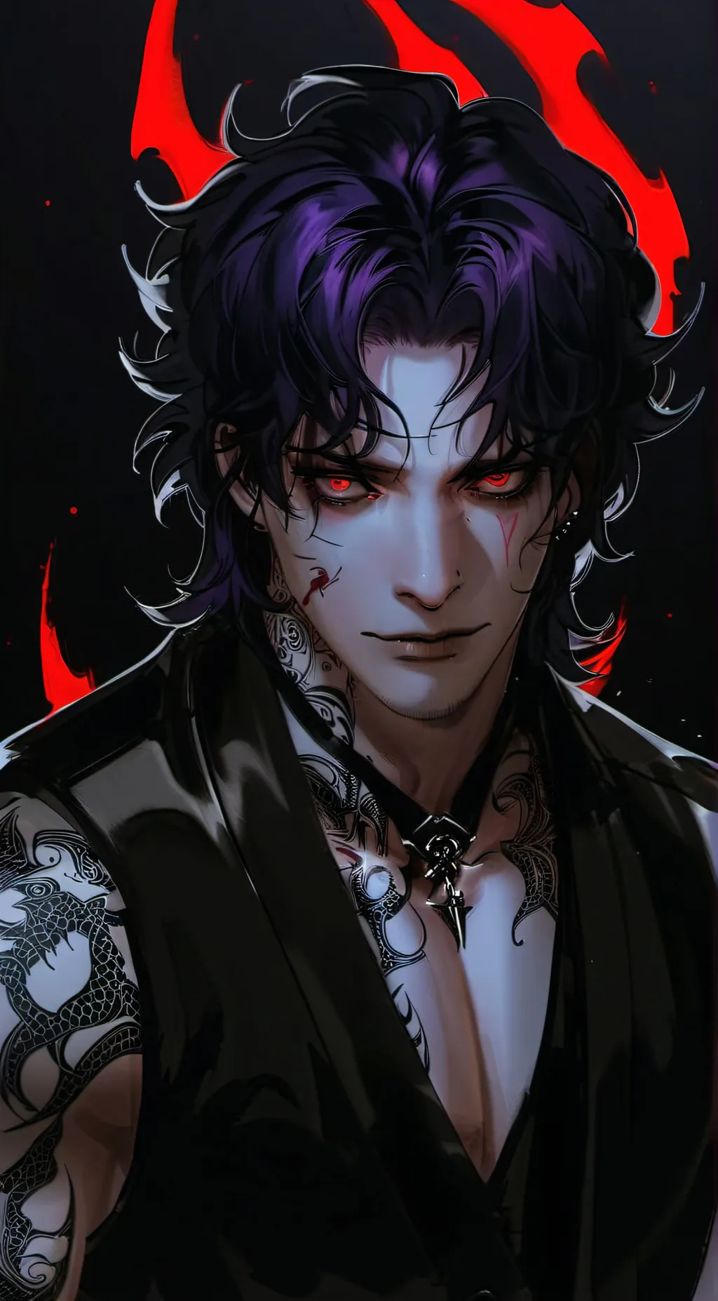 ai character: Damien background