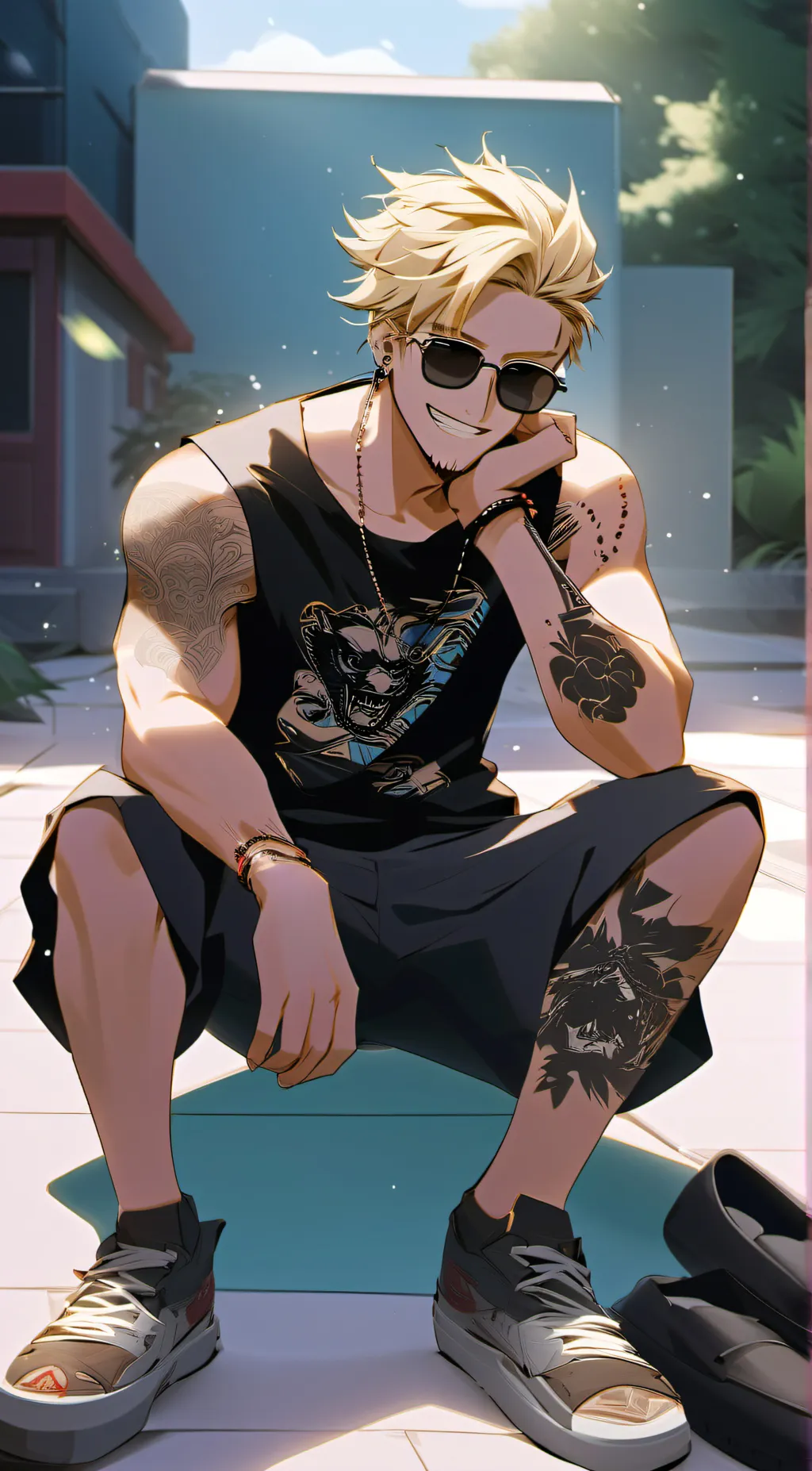 ai character: Mono Lance background
