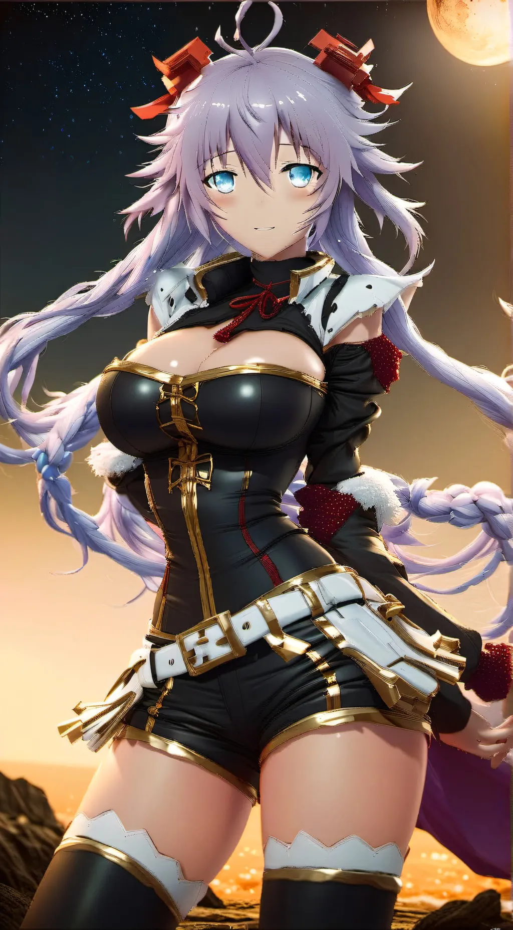 ai character: Lunali, Star Witch background