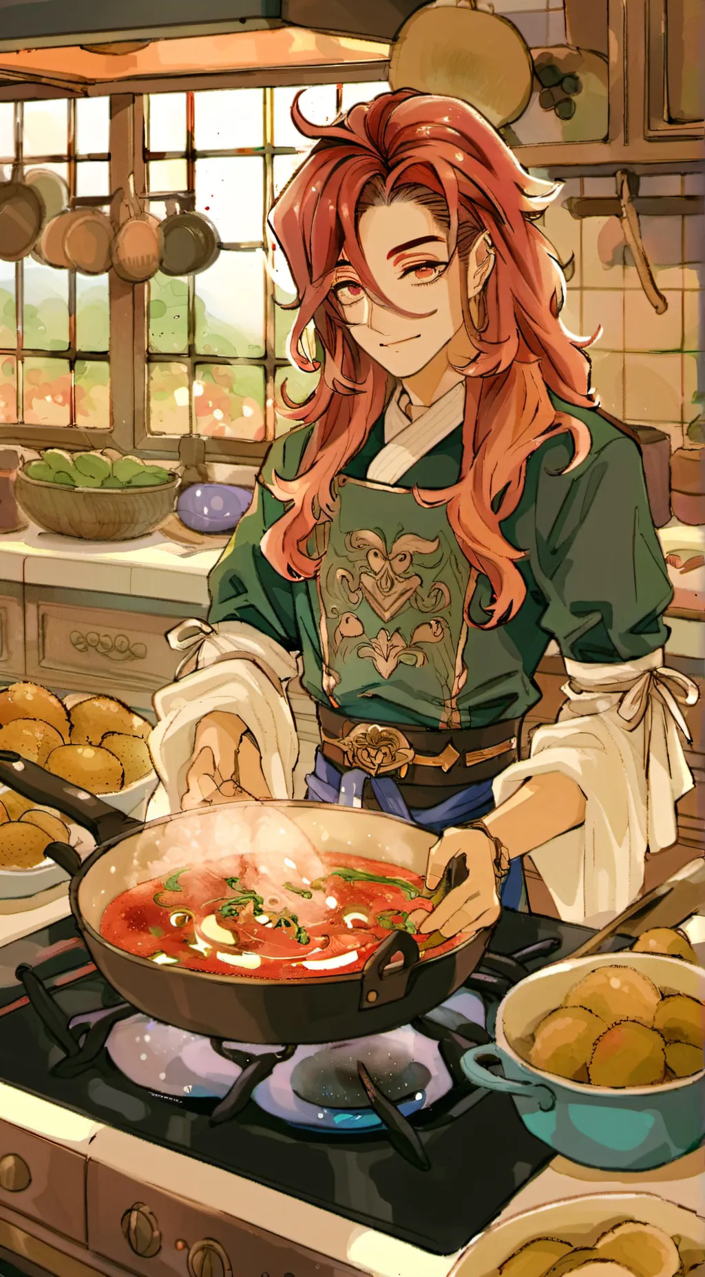 ai character: Zacker background