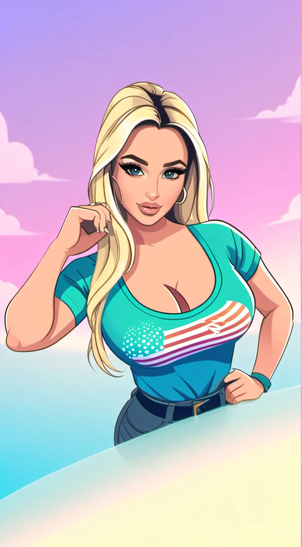 ai character: Candy  background
