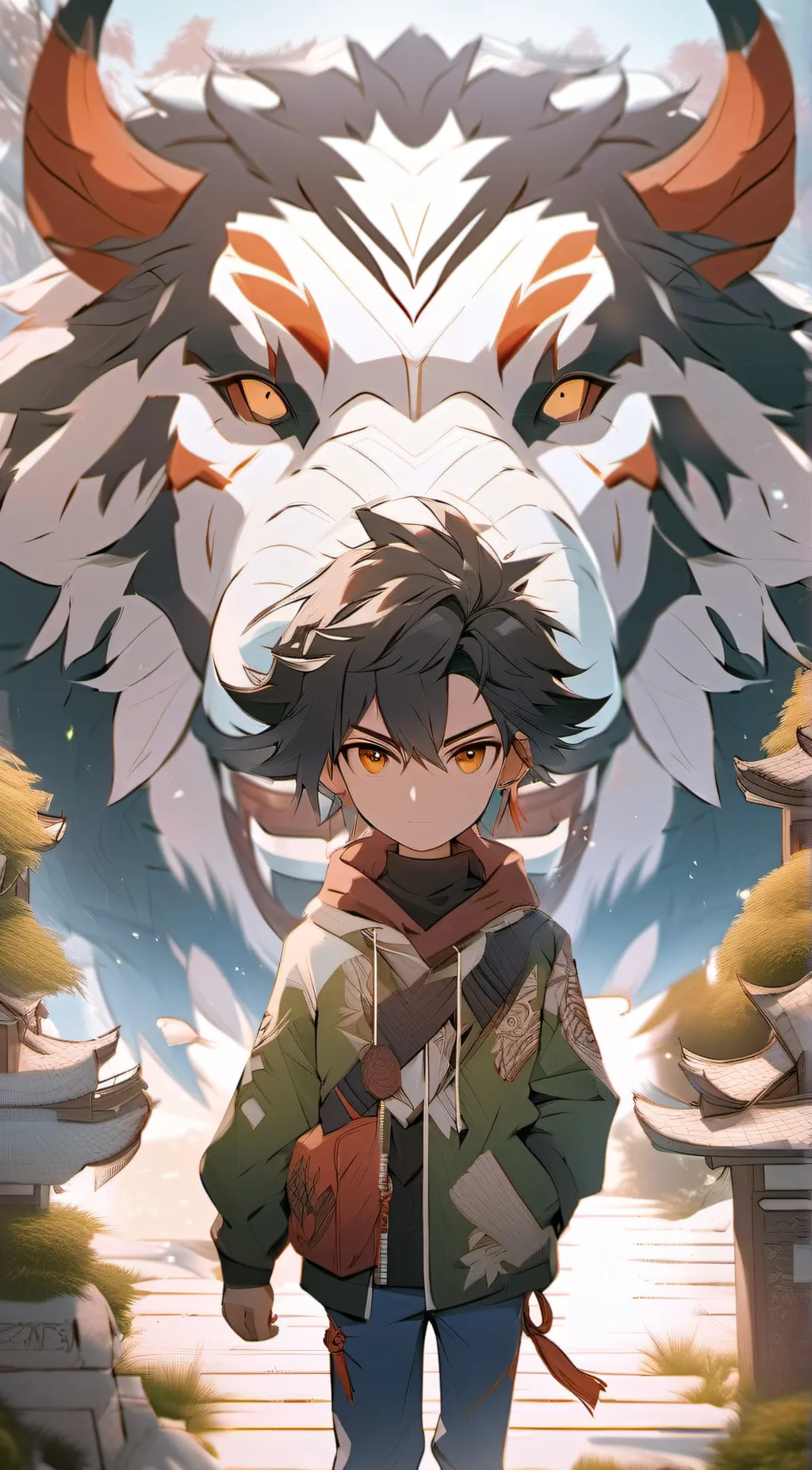 ai character: My acnh og: Niko background