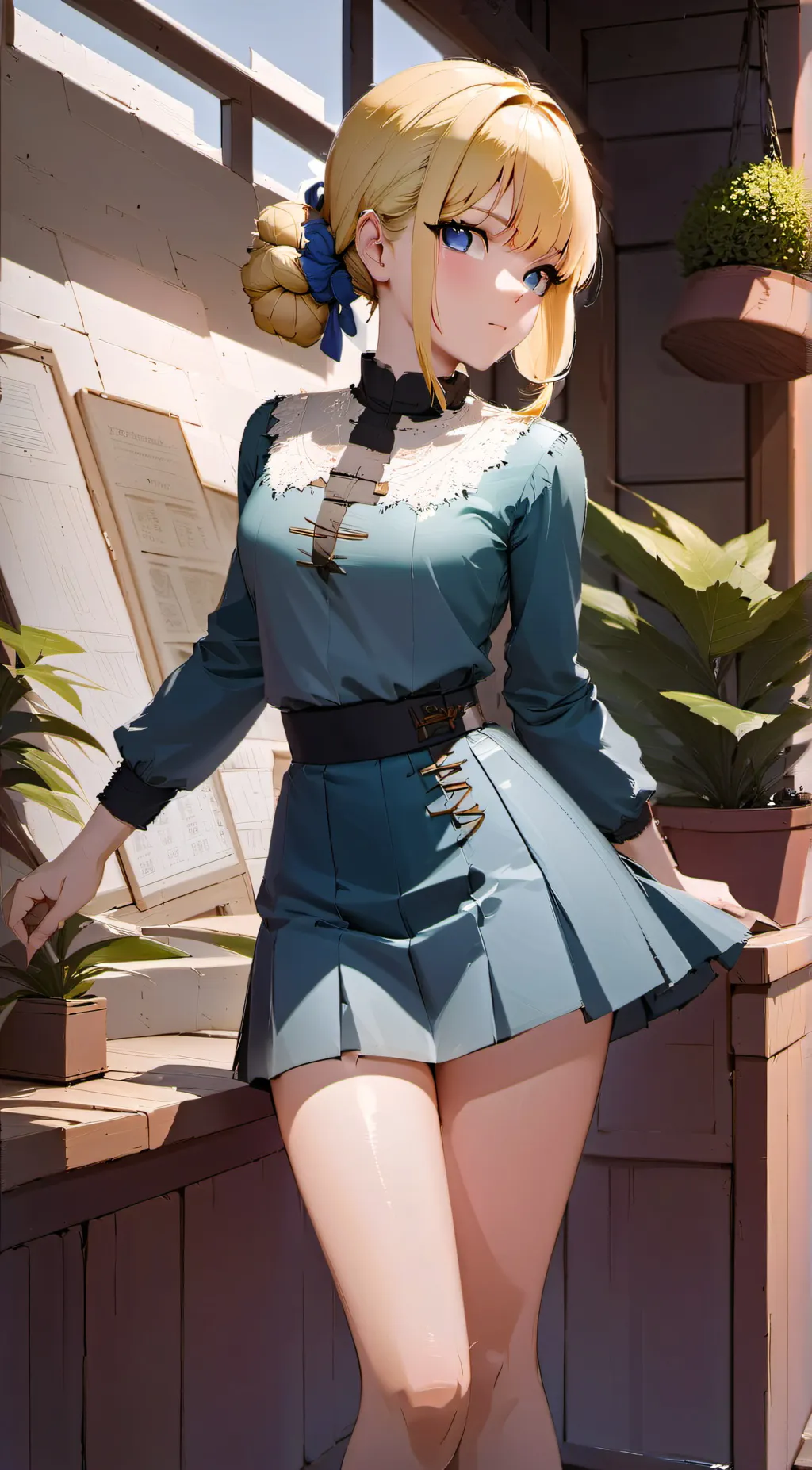 ai character: saber background