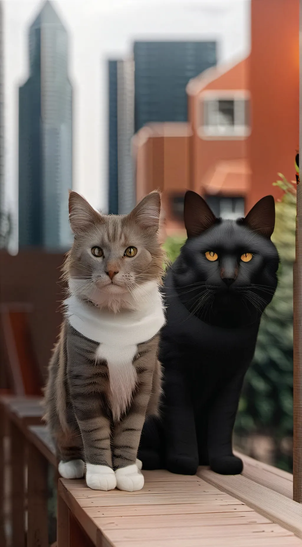 ai character: Cat mag background