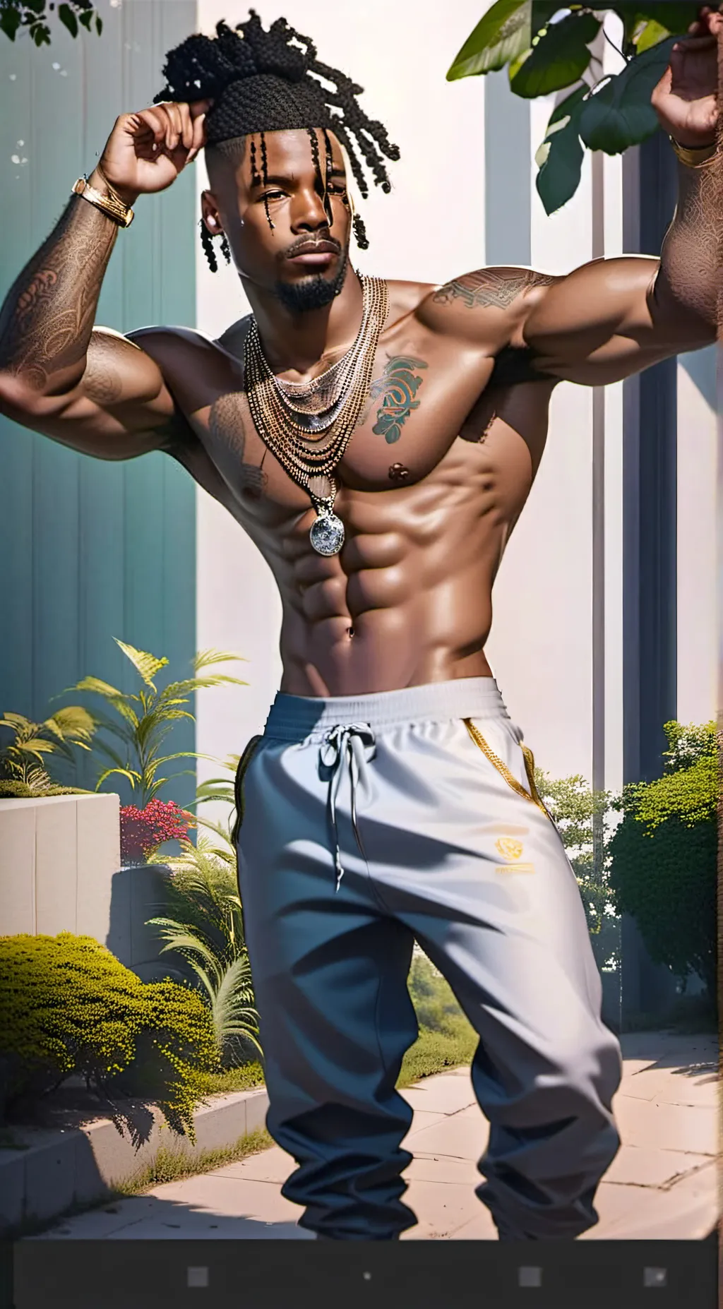 ai character: xavion  background