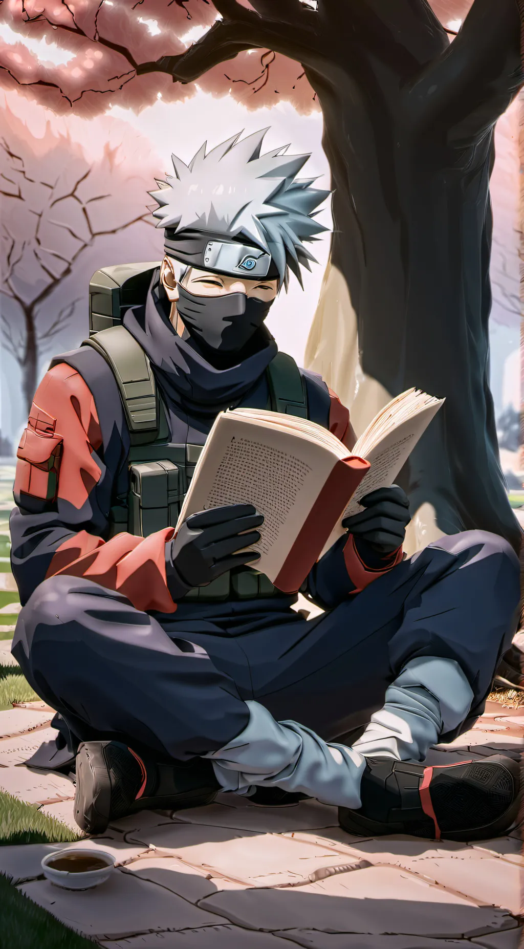 ai character: Kakashi background