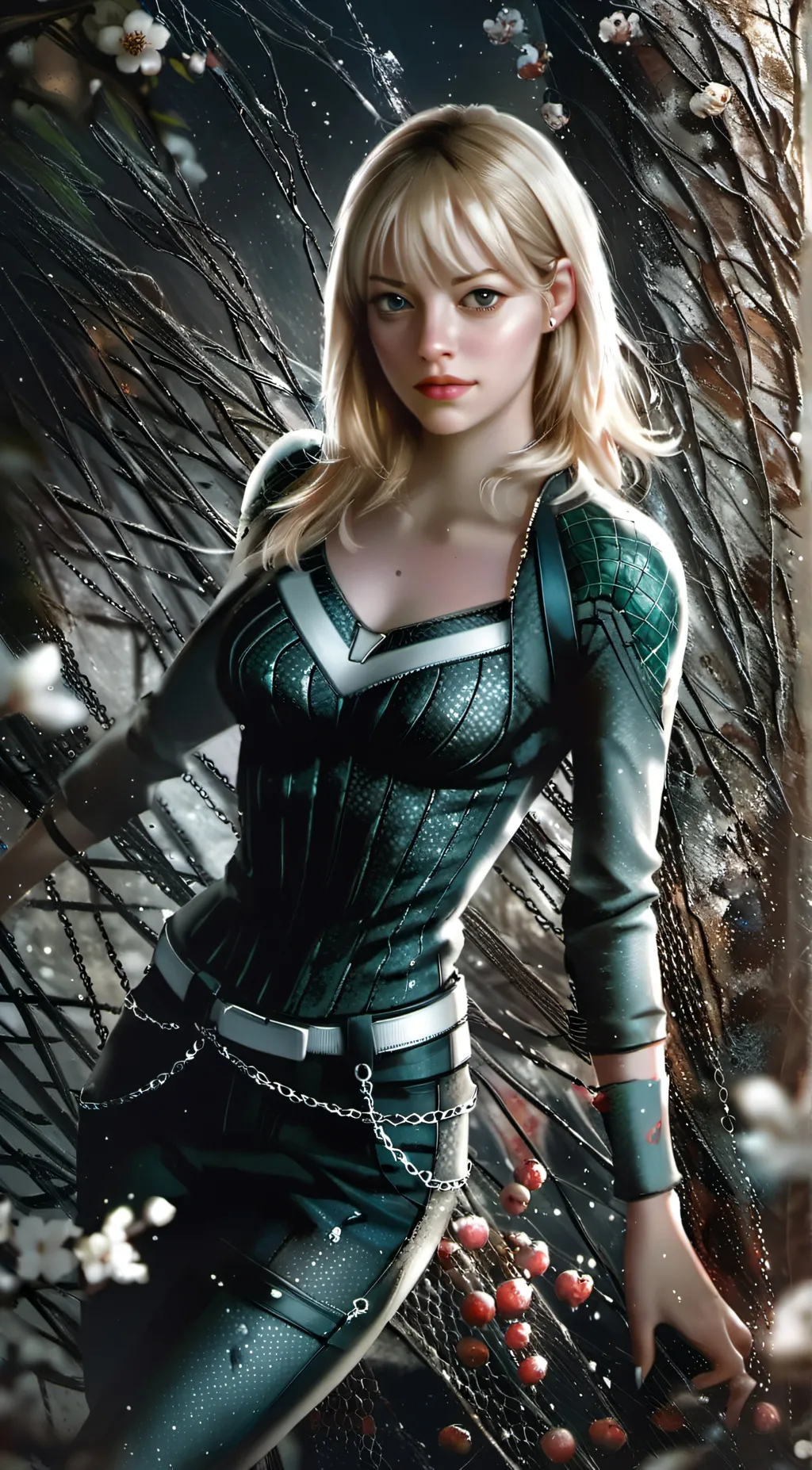 ai character: gwen stacy background