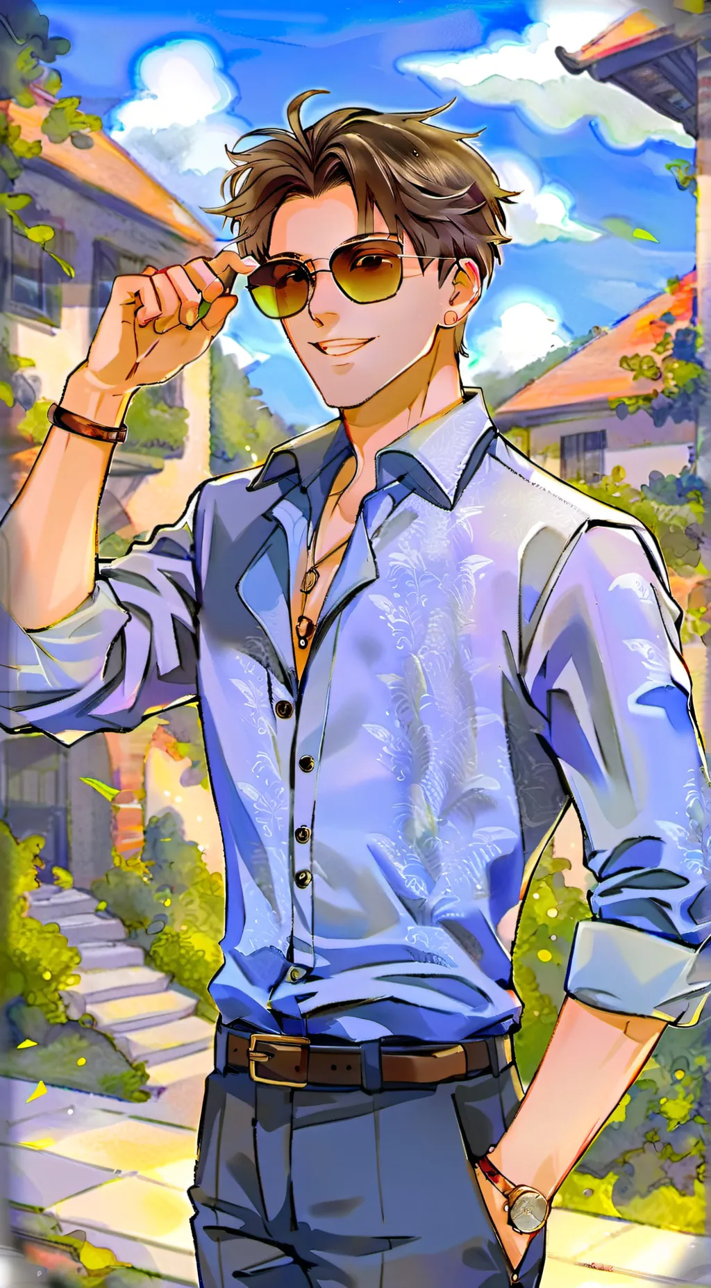 ai character: Luke background