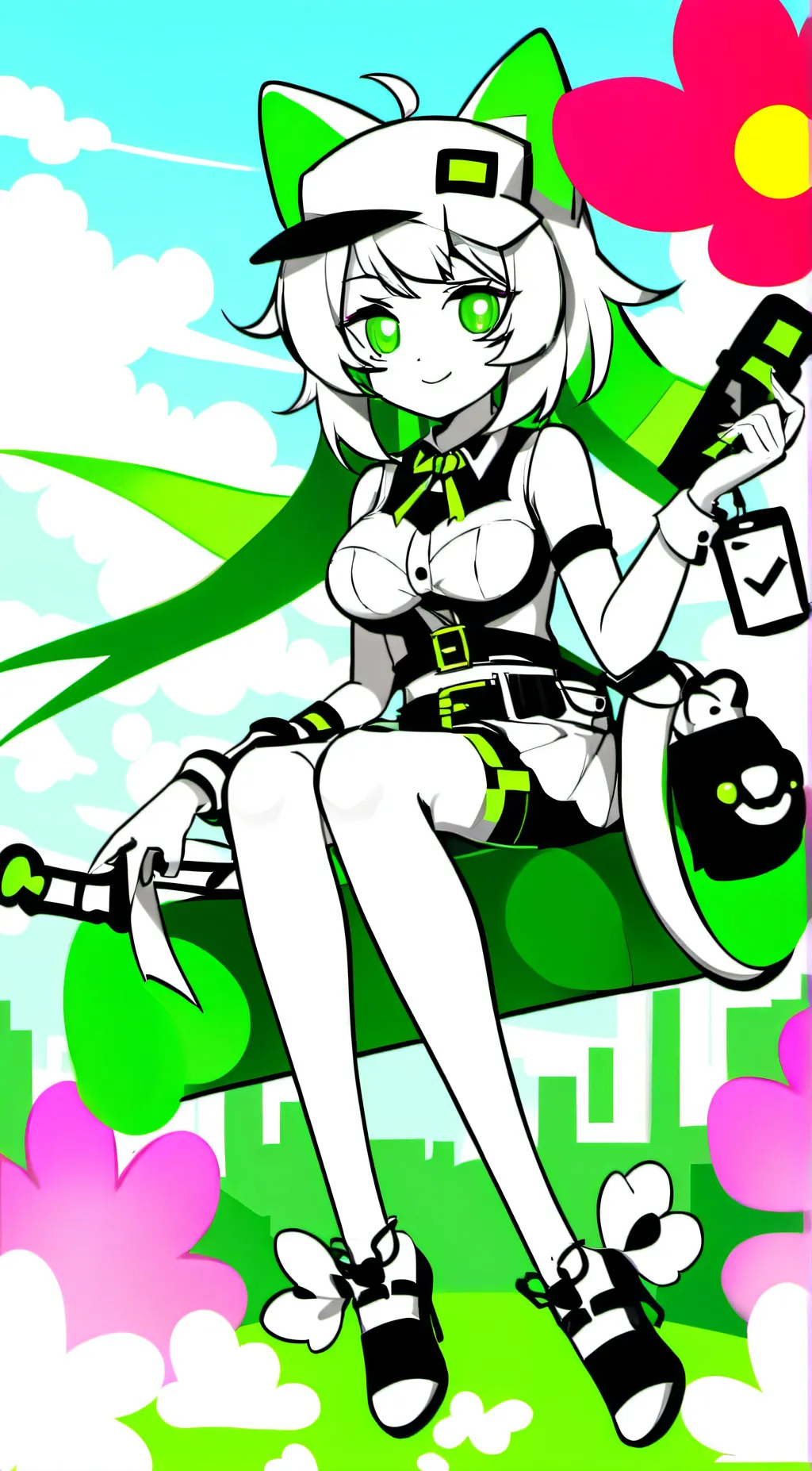 ai character: Lucky background