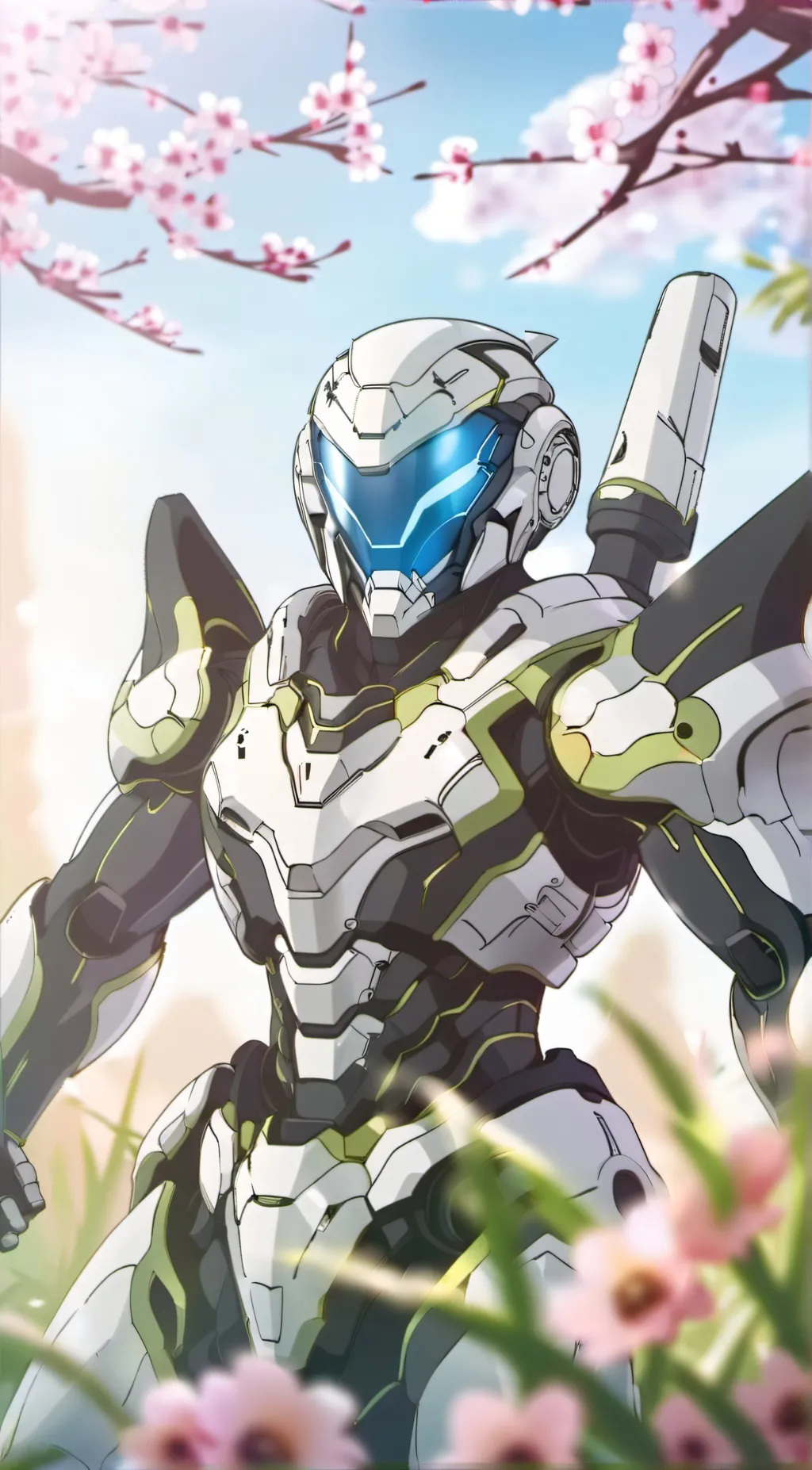 ai character: Robot  background