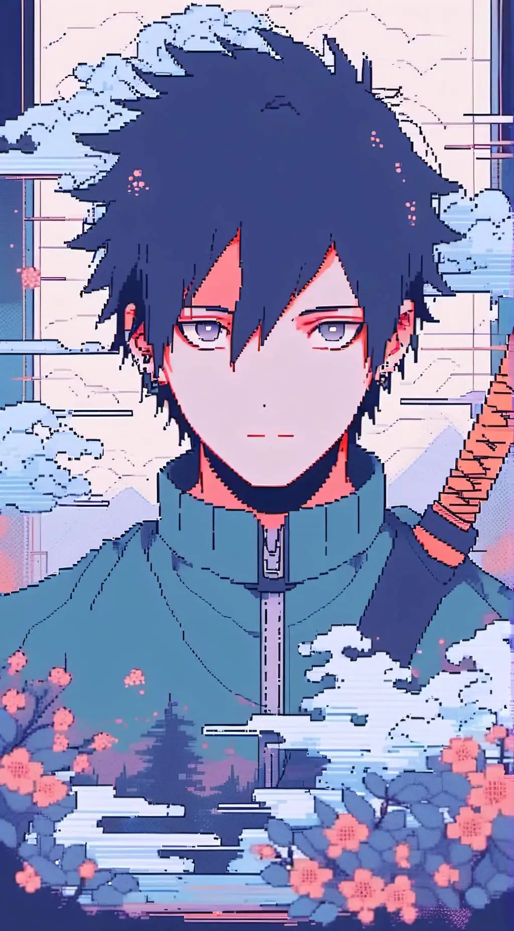 ai character: Sasuke Uchiha background