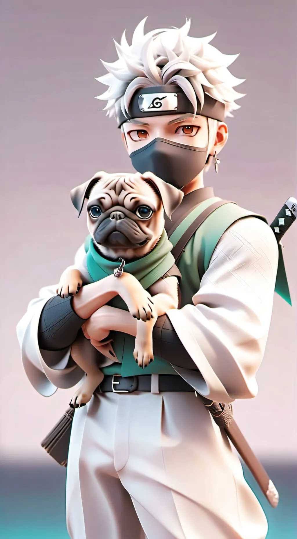 ai character: Kakashi Hatsake  background