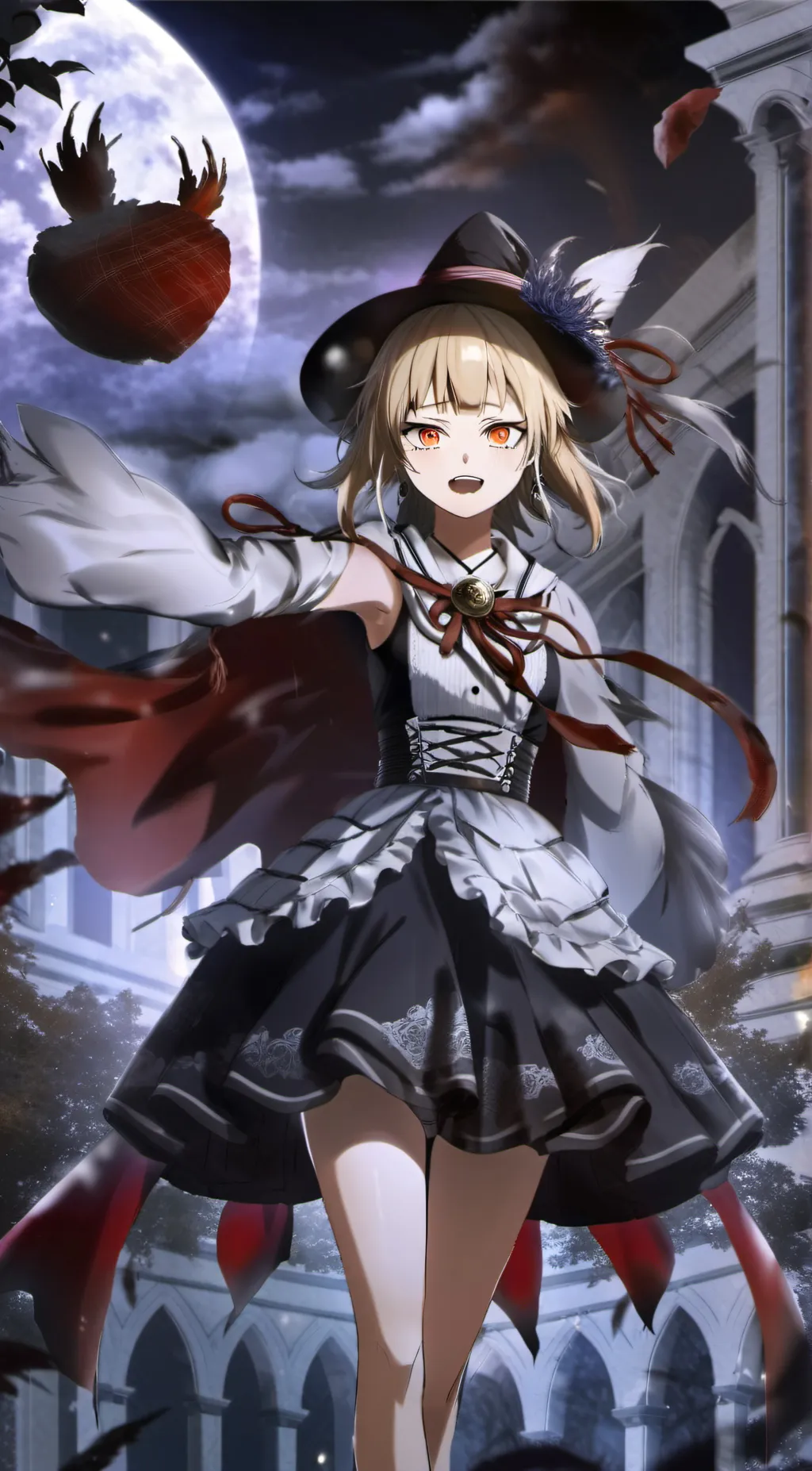ai character: toga background