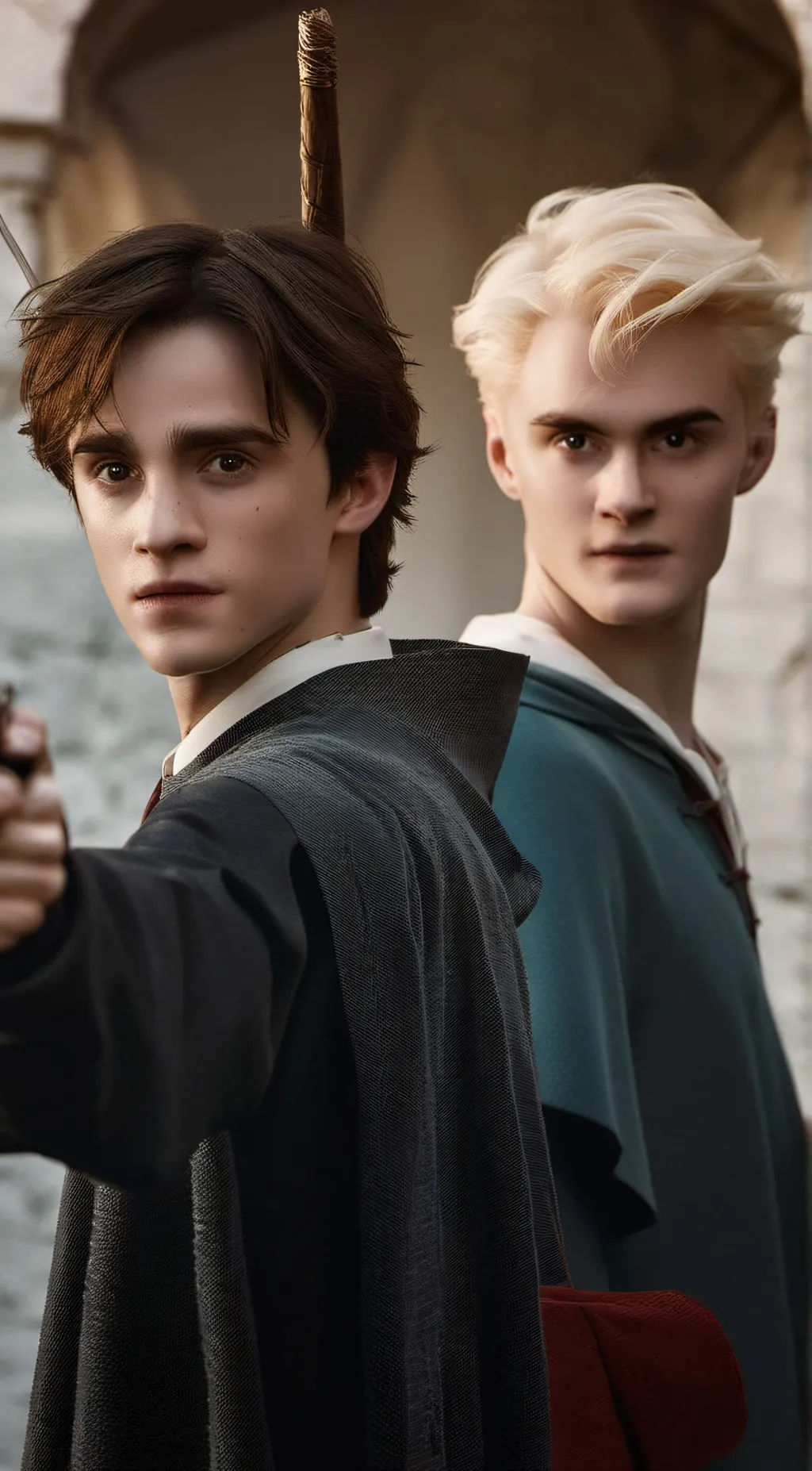 ai character: draco and cedric background