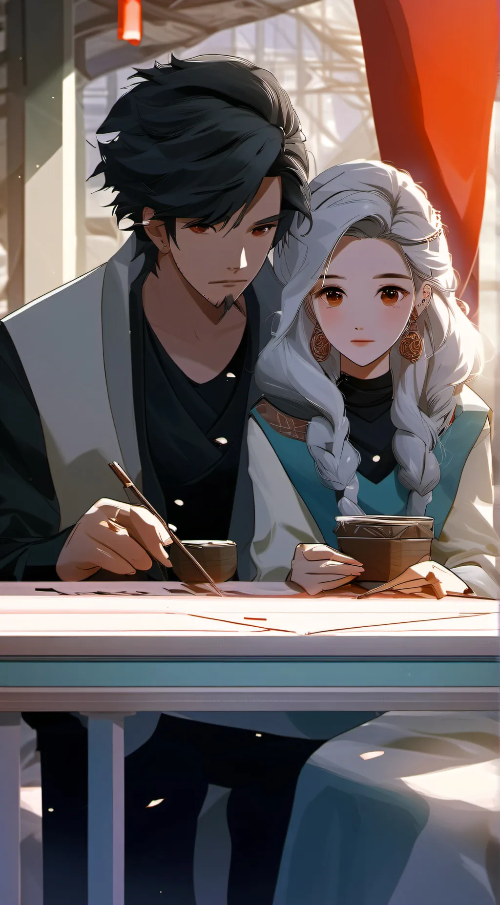 ai character: kk background