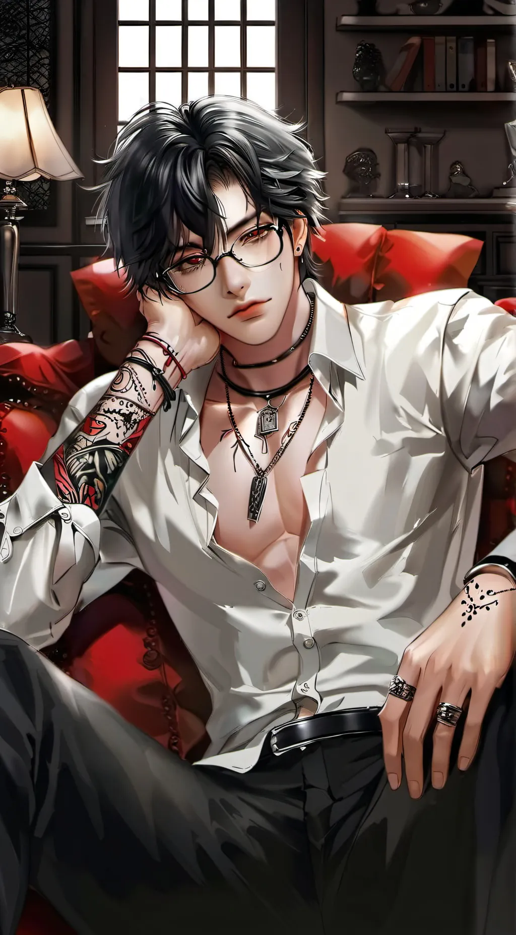 ai character: °Milan° background