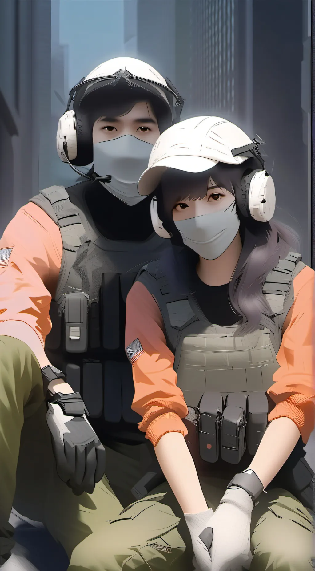 ai character: Ghost and Python background